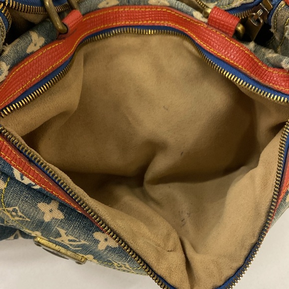 Louis Vuitton vintage denim bag with chain handles - Picture 11 of 14